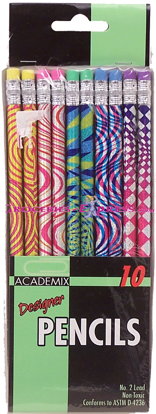 Academix&nbsp;&nbsp;designer pencils, no. 2 lead Full-Size Picture
